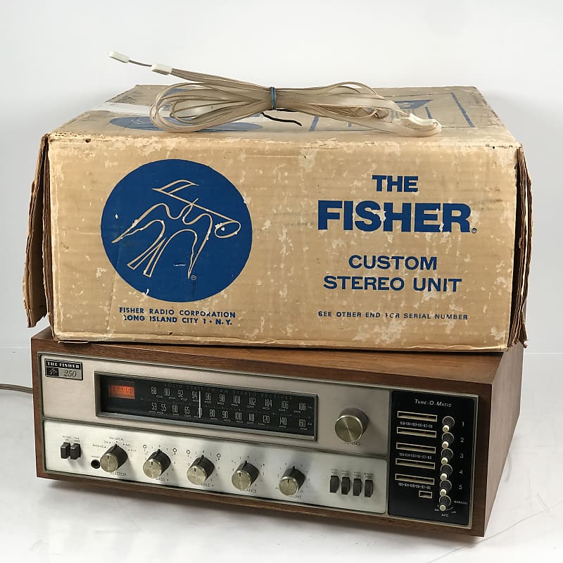 Fisher 250-T All-Transistor Stereophonic AM-FM Receiver  			