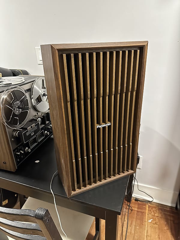 Four Vintage Panasonic Matsushita Walnut Speakers | Reverb