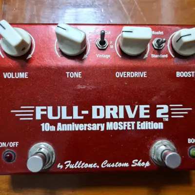 Fulltone Full-Drive 2 10th Anniversary MOSFET Overdrive | Reverb