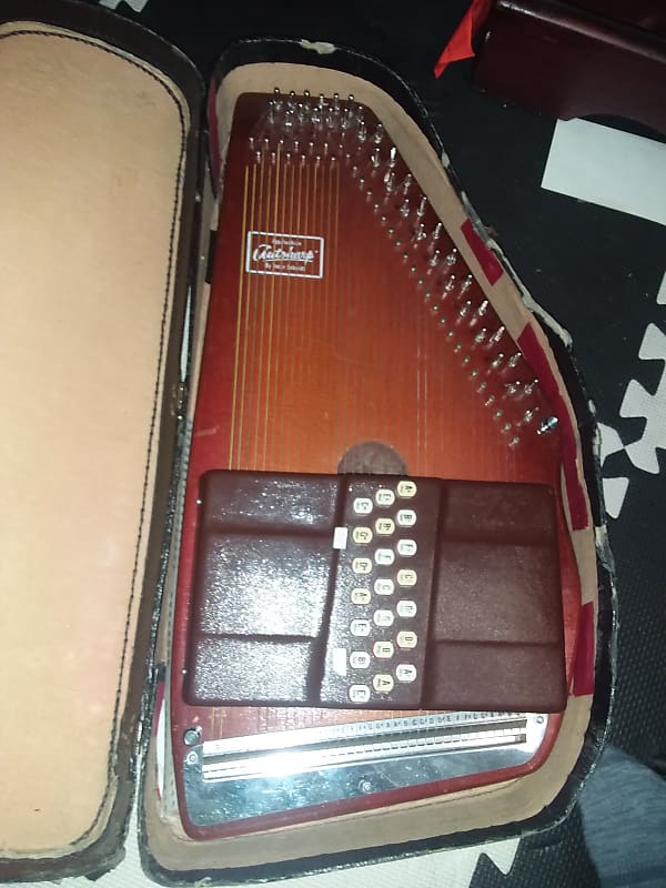 Oscar Schmidt 36 string autoharp Mahogany Reverb