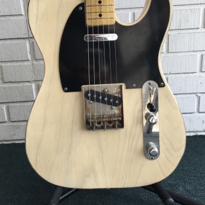 2016 Breaze  50’s Custom T  Blonde Ash Electric Guitar image 4