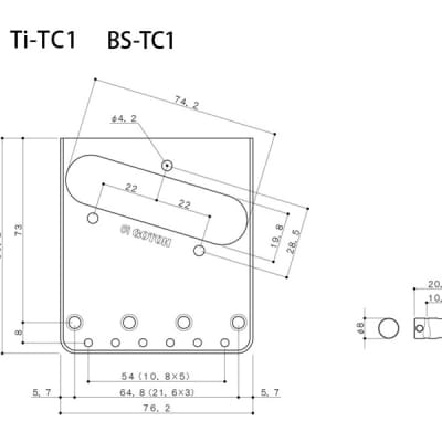 Gotoh BS-TC1 RELIC "In-Tune" Bridge for Fender Telecaster Tele - AGED CHROME image 2