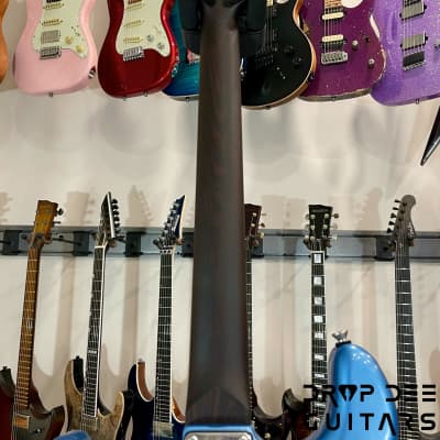 Schecter USA Custom Shop Nick Johnston Traditional Electric Guitar w/ Case-Lake Placid Blue over 3-Tone Sunburst (Heavy Relic) image 17