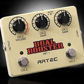 Artec DBT-1 Dual Booster Pedal Powerful Boost to Signal New/ Nice Fast US ship! image 2