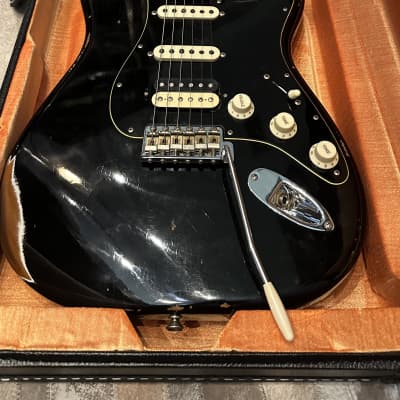 Fender Custom shop limited edition Stratocaster - Black with PAF in the bridge! image 5