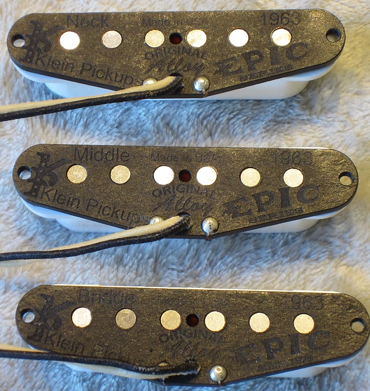 Klein 1963 Epic Series Stratocaster Pickup Set | Reverb