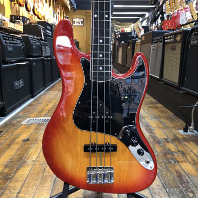 Fender Rarities Flame Ash Top Jazz Bass 2019 Plasma Red Burst w/Hard Case, All Materials for sale