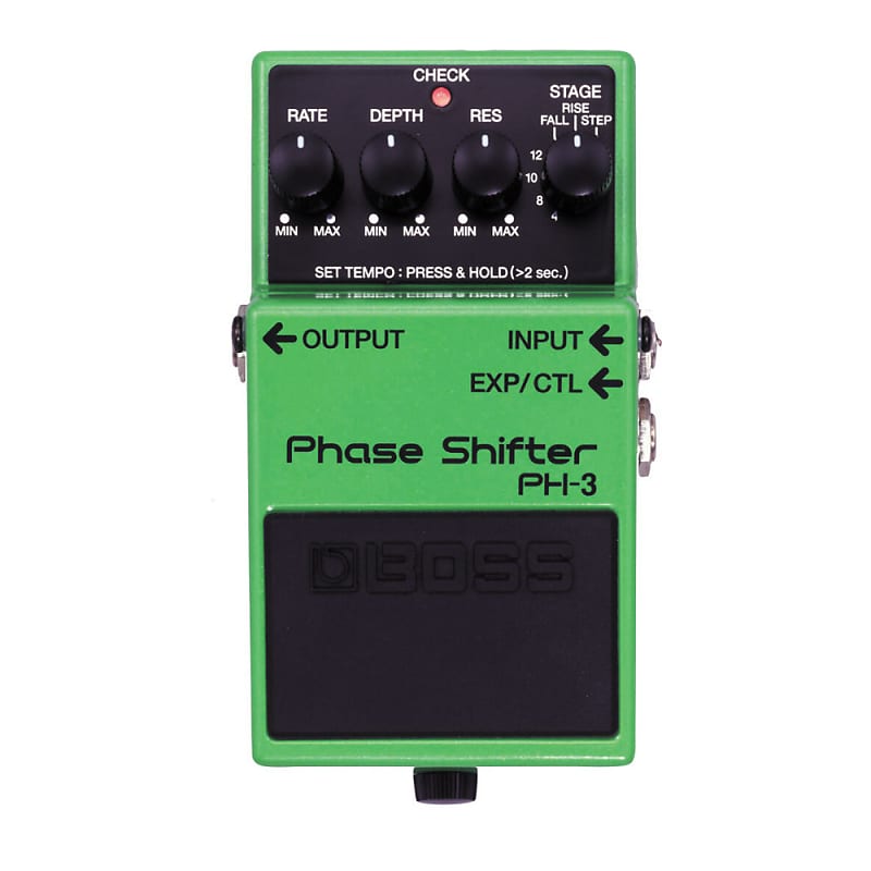 BOSS Phase Shifter Pedal with Rise and Fall Effects, Syncing, Tempo  Control, and Optional Expression Pedals