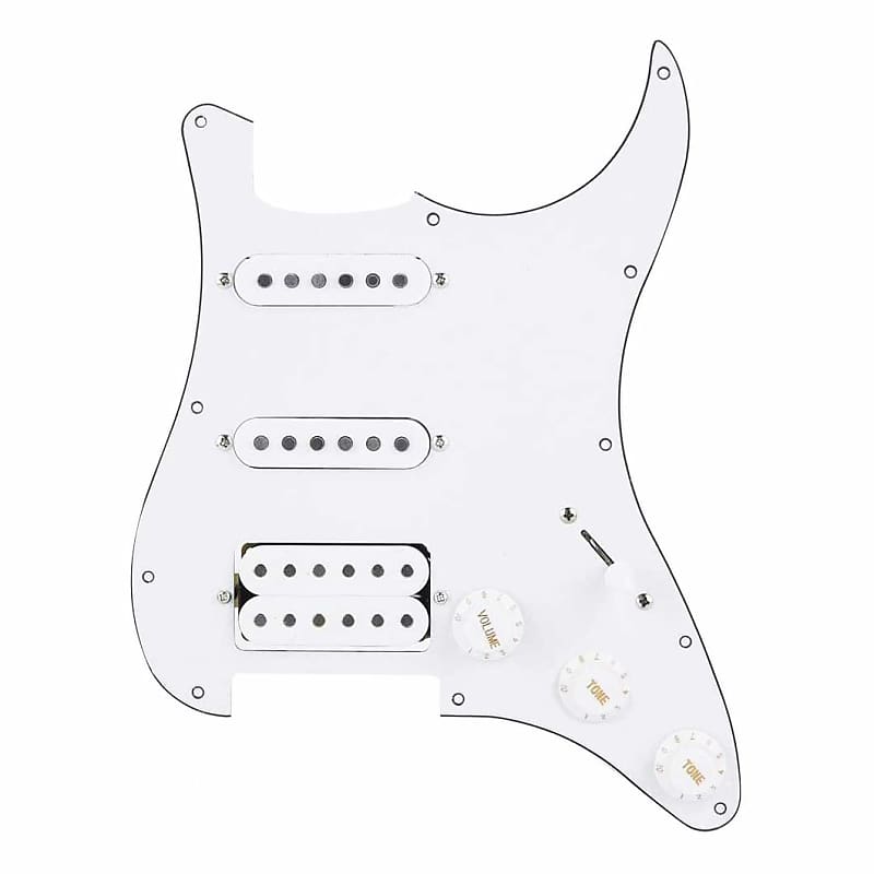 Prewired HSS Strat Pickguard