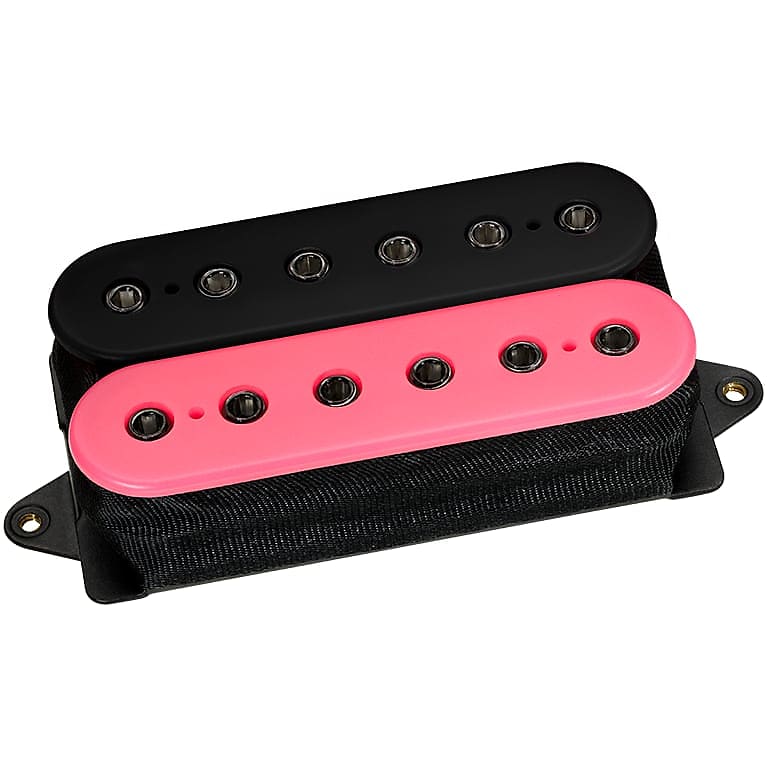Dimarzio DP158 Evolution Neck Guitar Pickup - Black/Pink Regular Spacing