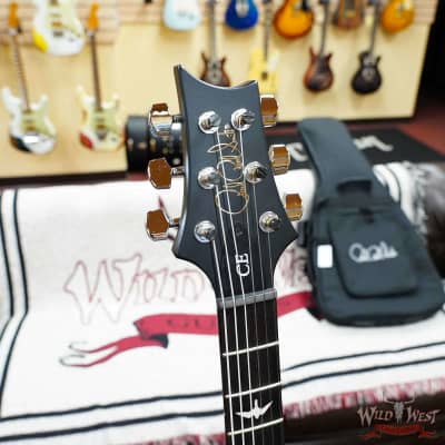 Paul Reed Smith PRS Wild West Guitars Special Run CE 24 Painted Black Neck 57/08 Covered Pickups Faded Grey Black Blue Burst 7.45 LBS image 7