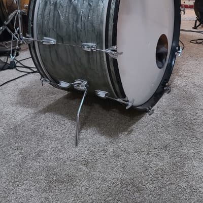 Ludwig 28x14 Sky Blue Pearl Bass Drum image 1