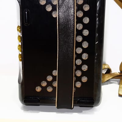 Almost Unused Hohner Club llB Diatonic Squeezebox Button Accordion German Garmon Straps Case 2016, Rare High-Quality Harmonica, Amazing sound! image 10