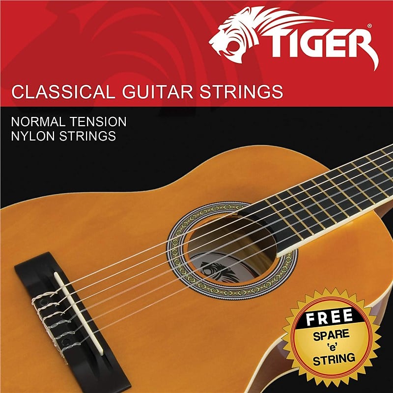 Tiger CGS NY Classical Nylon Strings Normal Tension Reverb UK