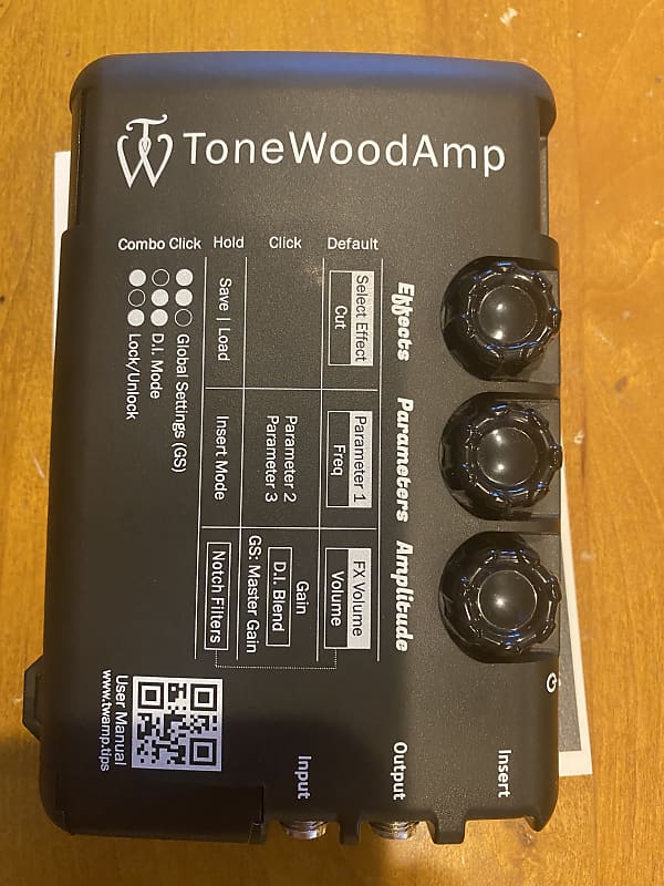 ToneWood Amp for Acoustic Guitar effects Reverb