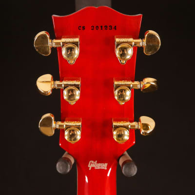 Gibson Les Paul Custom Figured, HAND SELECTED TOP Transparent Red Flame 9lbs 15.1oz image 7