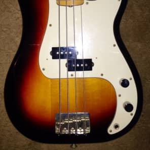 1987 Fender 57 Reissue Precision Bass p electric guitar made in japan ohsc image 4