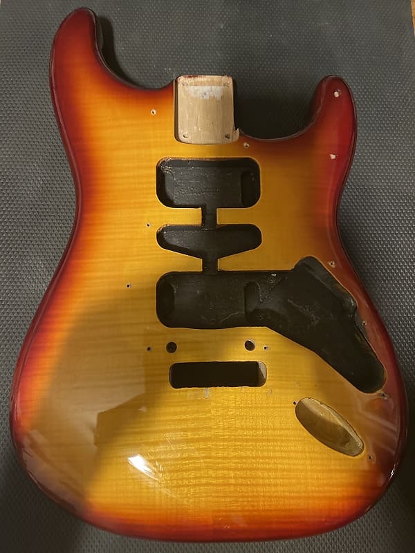 Strat Body Stratocaster Flame Top Reverb 9270