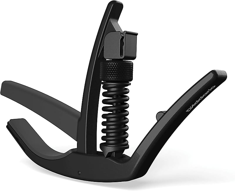 D’Addario PW-CP-10 NS Artist Capo (6-String Electric and Acoustic Guitars) - Black image 1