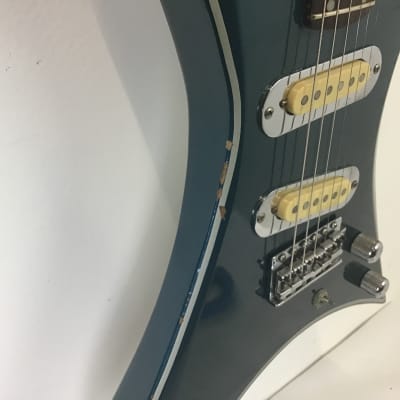 Used Mako EXOTIC XK-4 Electric Guitars Blue image 3