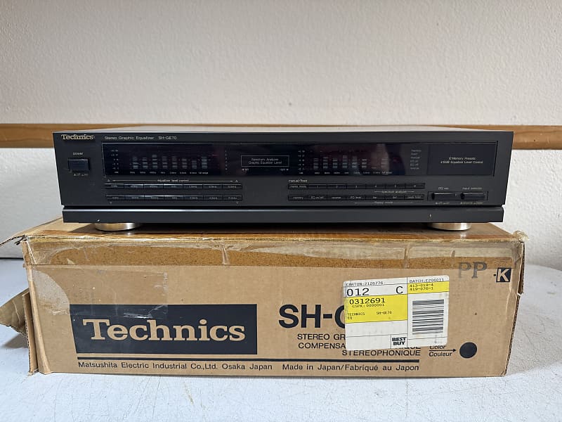 Technics SH-GE70 Graphic Equalizer HiFi Stereo Vintage Home Audio Japan 7 Band  			