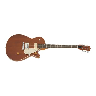 Gretsch G2215-P90 Streamliner Junior Jet Club 6-String Electric Guitar with Laurel Fingerboard and Three-Way Pickup Switching (Right-Handed, Single Barrel Stain) image 3