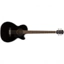 Fender CB-60SCE Acoustic Bass Guitar Black w/ Cutaway & Pickup - 0970183006