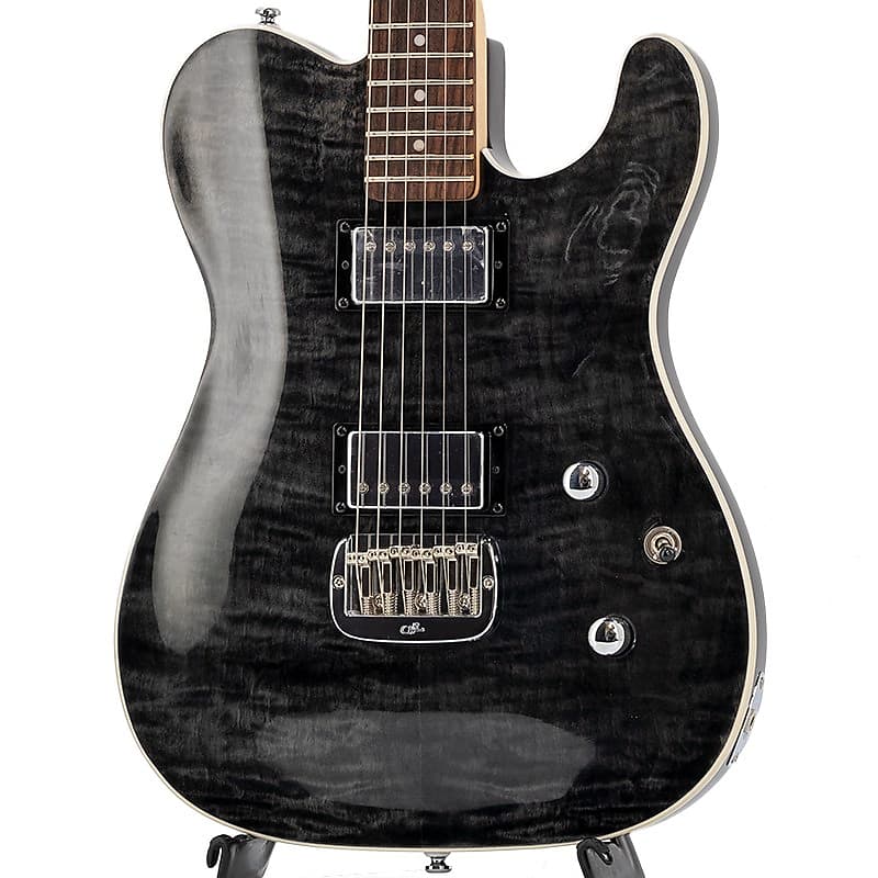 G&L Tribute Series ASAT Deluxe Carved Top (Trans Black/RW) -OUTLET SPECIAL  PRICE!!-