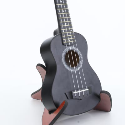 Soprano ukulele with Arrow PB10 BK Soprano Black *SET* accessory kit. image 3