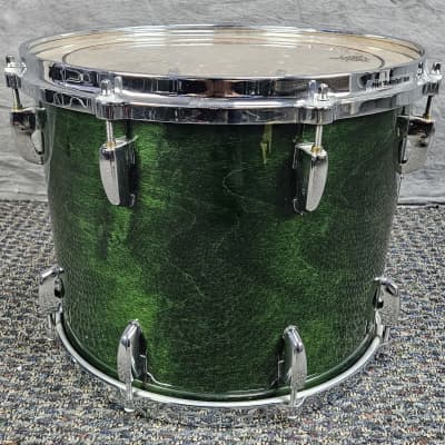 Pearl Masters Custom MMX Shell Kit 10-12-14-22 Late 1990s-Early 2000s - Emerald Green image 17