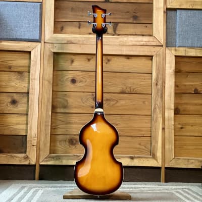 Jay Turser jtb-2b-vs Violin Bass 2024  - Vintage Sunburst image 6