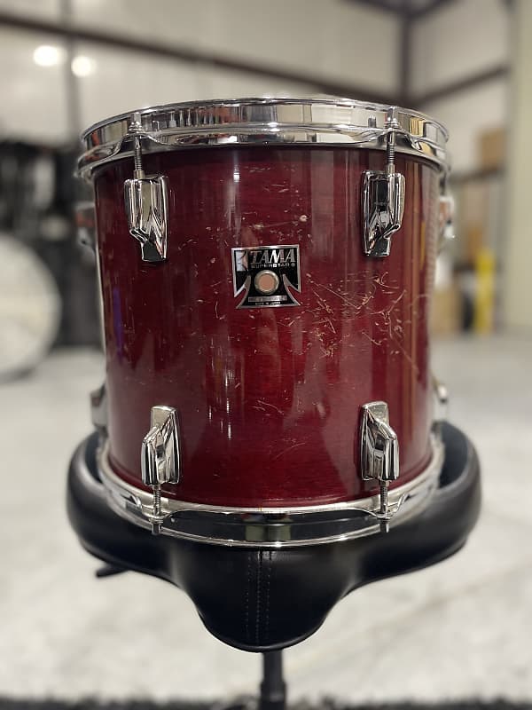 Vintage Tama Superstar 12x11 Rack Power Tom Drum in Cherry | Reverb