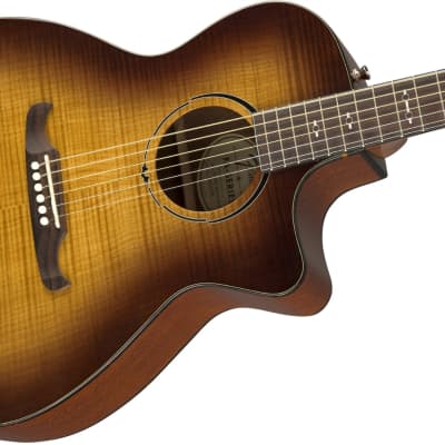 Fender FA-345CE Auditorium Acoustic-Electric Guitar in 3-Tone Tea Burst image 3