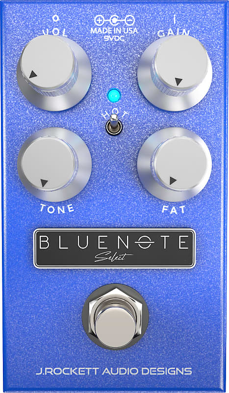ギター J.Rockett Audio Designs BlueNote Select J.Rockett Audio Designs Blue Note Select Overdrive Effects