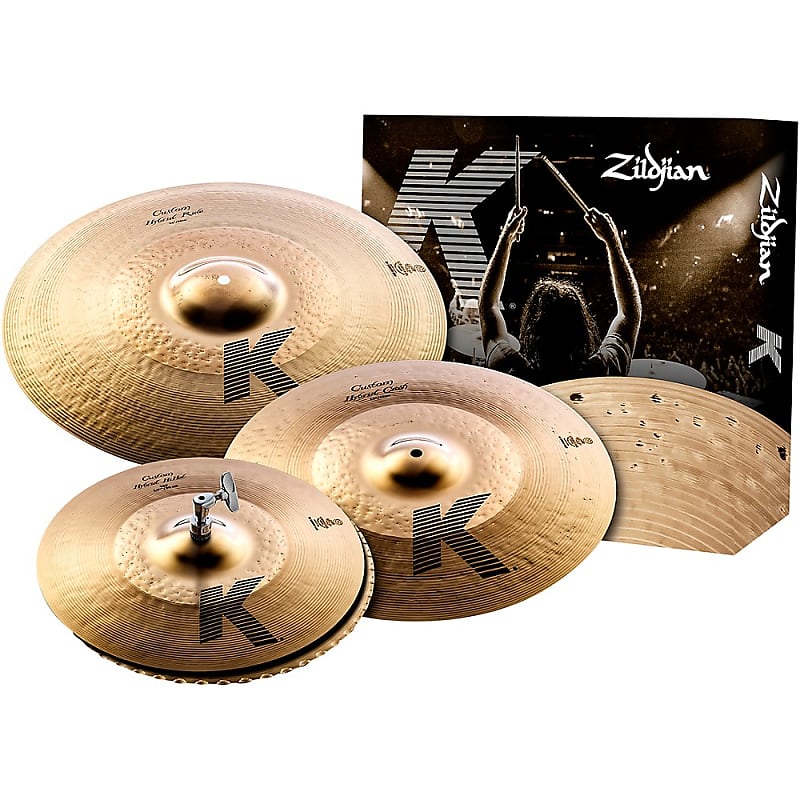 Zildjian K Custom Hybrid Cymbal Pack With Free 17" Crash image 1