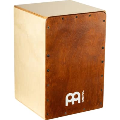 Meinl 11 3/4" x 18" snarecraft cajon, almond birch frontplate