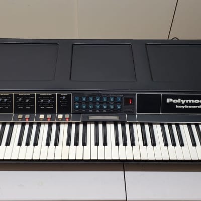 Serviced Vintage Moog Polymoog Keyboard 280a Polyphonic Synthesizer w/Vox Humana + Anvil Case