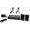Galaxy Audio EDXR/38VV Dual-Channel Wireless Lavalier System Regular Band D Black