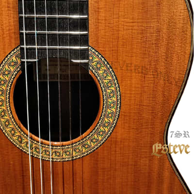 Guitarras Esteve 7SR all solid Cedar & Indian Rosewood Spain handmade classical guitar image 6