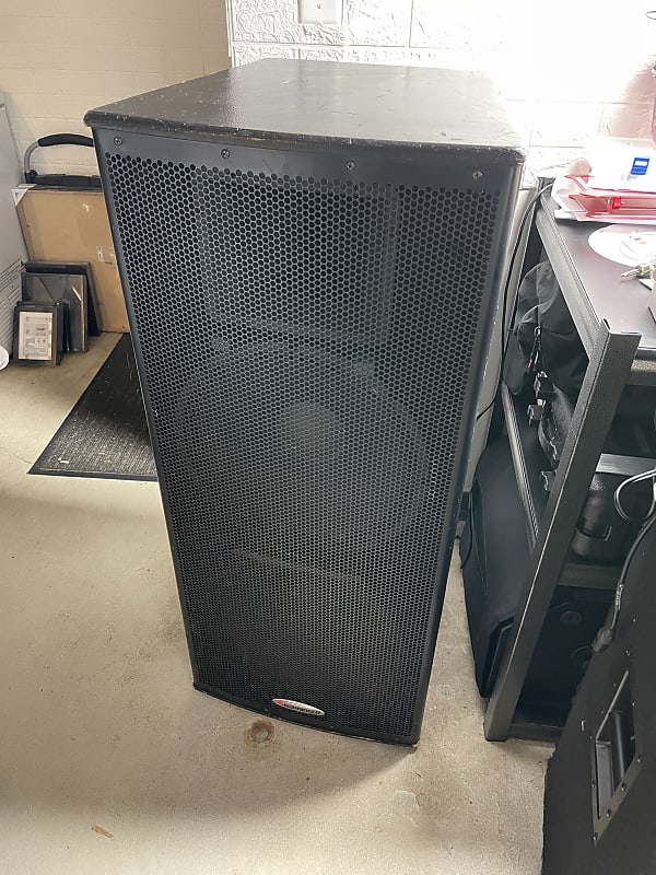 Harbinger HP215 Dual 15” Active Powered PA DJ Speaker 850W | Reverb