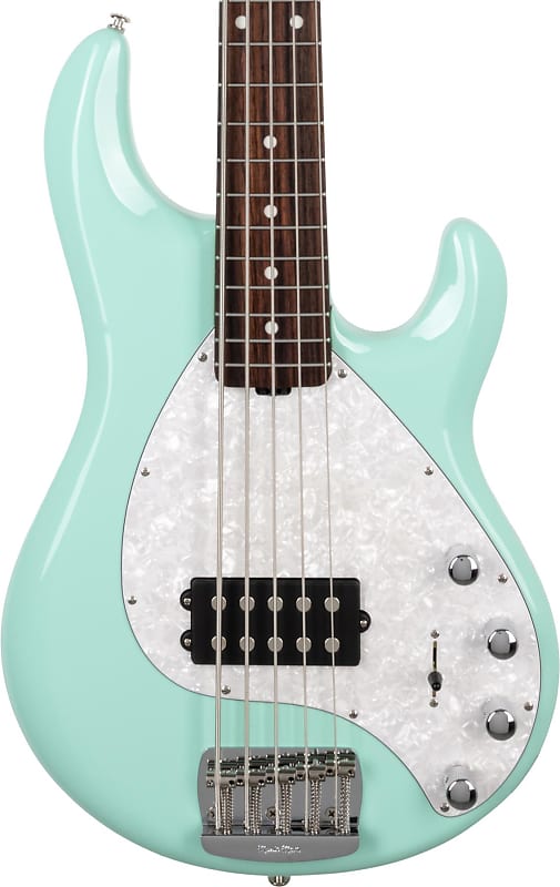 Ernie Ball Music Man StingRay Special 5 H Bass Guitar - Laguna Green with Rosewood Fingerboard image 1