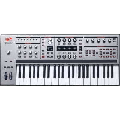 ASM Ashun Sound Machines Hydrasynth 5th Anniversary Edition Keyboard Synthesizer, 49-Key, Silver