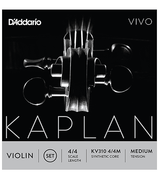 D'Addario Kaplan Vivo KV310 4/4M 4/4 Scale Violin Strings - Medium Tension image 1