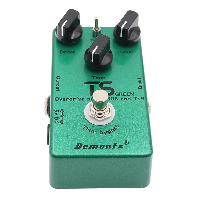 デンページ Demonfx TS Green Classic 2 in 1 Overdrive Booster Guitar