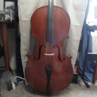 Abraham Prescott (?) New England Church Bass c. 1840 Cello image 1