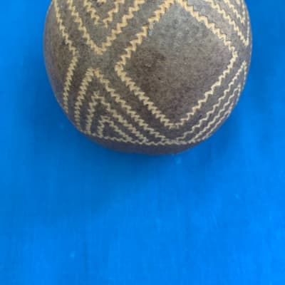 6"x 12" Amazon Gourd Rattle Ceremonial Shaker Handcrafted Ganza Percussion Egg4 image 2