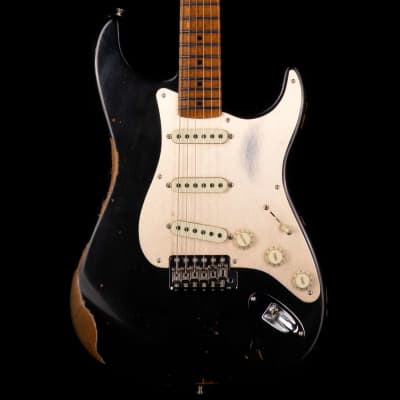 Fender Custom Shop Roasted 1956 Stratocaster Relic Black Birdseye for sale