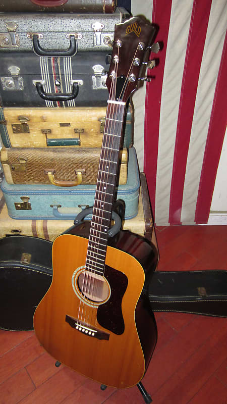 1976 Guild D-35NT Dreadnought Acoustic Natural w/ Original