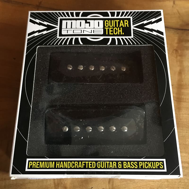 Mojotone '56 Quiet Coil P90 Soapbar Pickup Set 2023 Black Reverb