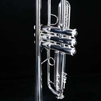 Bach LR180S37 Stradivarius 180 Series Profess Bb Trumpet #37 Bell, Silver Plated image 8